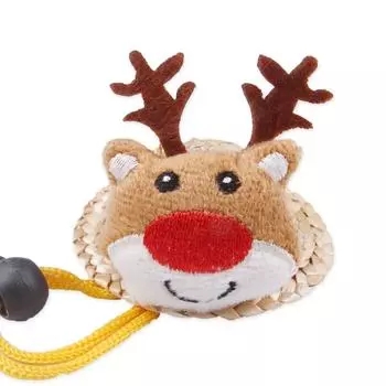 Соломенная шляпа с рогами лося для хомяка, шляпа в стиле инс для косплея хомяка, головные уборы для морских свинок, вечеринка косплея S-Style B