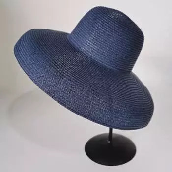 Соломенная шляпа женская летняя с большими полями дорожная солнцезащитная шляпа Hepburn Wind Visor Holiday Beach Hat складная универсальная женская шляпа