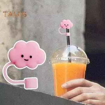 Соломенная вилка, мультяшная, пыленепроницаемая, без запаха, удобная, легко очищается, для домашнего использования синий