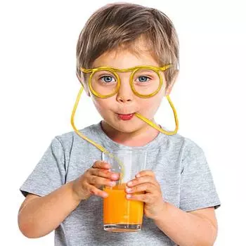 Соломенные очки, хорошие многоразовые уникальные соломенные очки, универсальные соломенные очки для сока, пива, напитков, соломенные очки для офиса зелёный