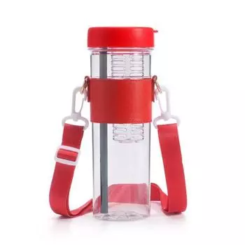 Соломенный пищевой небьющийся устойчивый к утечке широкий стакан для воды с фруктами розовый