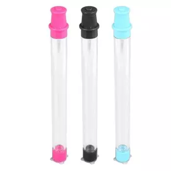 Соломинка для рюмок, герметичная пластиковая силиконовая трубка для соломинок, многоразовая портативная соломинка для винных рюмок со шкалой f Black