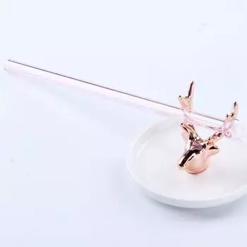 Соломинка из боросиликатного стекла с цветной соломенной посудой A