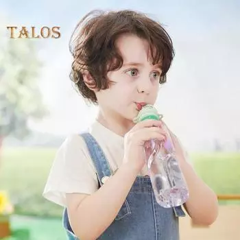 Соломинка в виде динозавра, против удушья, для маленьких детей, универсальная соломенная крышка от бутылки с конверсионной головкой, силиконовая форма динозавра, не содержащая бисфенола-А, соломенная крышка от бутылки с минеральной водой зелёный