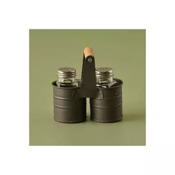 Солонка и перечница Bonas Natural (4x9см)