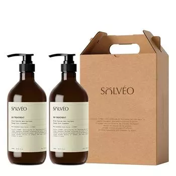 Solvio Black Peptide Hair Loss Shampoo + Shampoo Gift Set 1000ml, 1 set