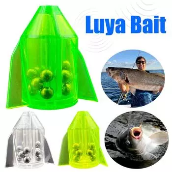 Сом Инлайн Леска Леска Погремушки Вставить Трубку Встряхнуть Привлечь Завязывание Галстука Звуковая Панель для Снаряжения Для Ловли Сомов Окуня Маски