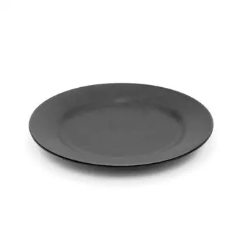 Soma Black Terrace Rim Birthday Посудомоечная машина Японского производства, черного цвета [Ohori Ware] Тарелка, Подарок, Посуда, Стильная, Микроволновая печь, Безопасная, Посуда, Япония,