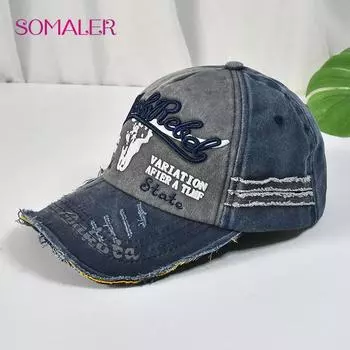 SOMALER/весенне-летние бейсболки унисекс для мужчин, уличная бейсболка с вышивкой для женщин, винтажные спортивные кепки с козырьком для подростков