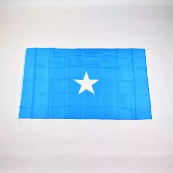 Сомали, 1 шт., 90*150 см, 3x5 футов, украшение в виде национального флага, баннер