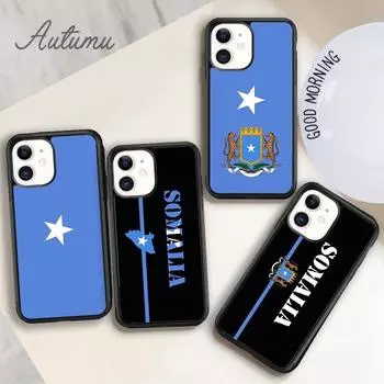 Somali Somalia National Flag Phone Case for iPhone 11 12 13 14 Pro Max mini X XR XS SE 2020 6S 7 8 Plus Galaxy S21 S22 shell iPhone 6plus