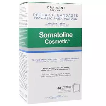 Somatoline Drainage Refill Bandages Shock Reducing Action 6 Units