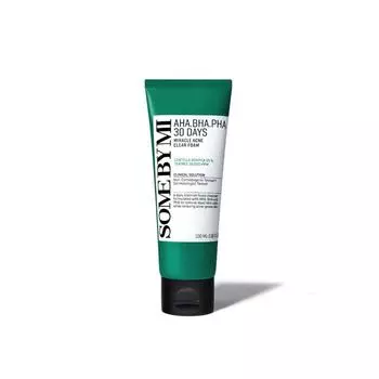 SOME BY ME AHA.BHA.PHA 30days Miracle Acne Clear Foam 100 мл P000DUGK - Foam Cleanser