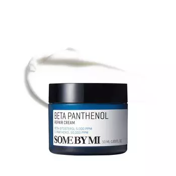Some By Me Beta Panthenol Cream 50 мл BETA PANTHENOL REPAIR CREAM 50 мл Эластичность Увлажнение Увлажняющий уход Полный увлажнения Чувствительная кожа Сухая