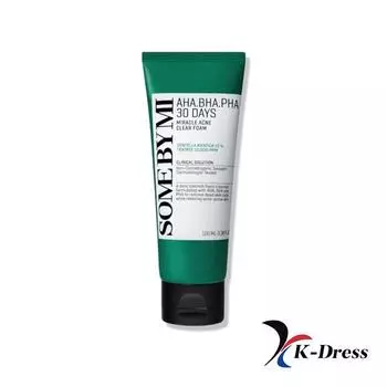 SOME BY MI AHA, BHA, PHA 30 Days Miracle Acne Clear Foam 100 мл 1 PCS