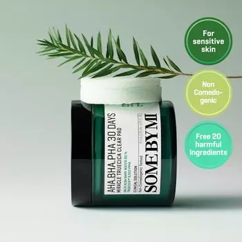 SOME BY MI AHA-BHA-PHA 30 Days Miracle True Cica Clear Pad 70 шт.