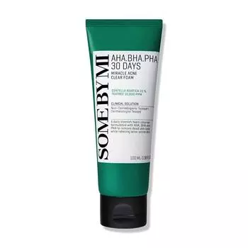 [SOME BY MI] AHA BHA PHA 30 Days Miracle Acne Clear Foam 100 мл