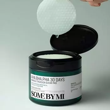 SOME BY MI AHA BHA PHA 30 Days Miracle Truecica Clear Toner Pad 125 мл (70 шт.) 125ml (70 pieces) X 1PCS