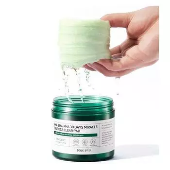 Some by mi AHA BHA PHA 30 Days Miracle Truecica Clear Pad (70 листов)