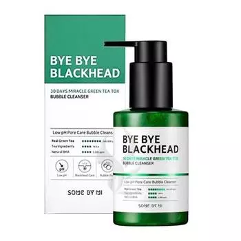 [SOME BY MI] Bye Bye Blackhead 30 Days Miracle Green Tea Tox Bubble Cleanser 120 г