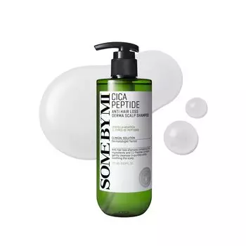 SOME BY MI Cica Peptide Loss Derma Шампунь для кожи головы Волосы Кожа головы Волосы Кожа головы Повреждения Корейская косметика Против выпадения волос 285 мл, Уход, Центелла азиатская, Ментол, Очищение,