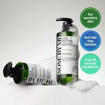 SOME BY MI Cica Пептидный шампунь против выпадения волос Derma Scalp Shampoo 285ml