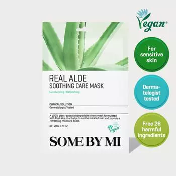 SOME BY MI Real Aloe Soothing Care Mask Sheet 1P