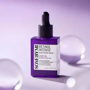 SOME BY MI RETINOL INTENSE REACTIVATING SERUM 30 мл, Увлажнение, Корейская косметика, Kbeauty, образец