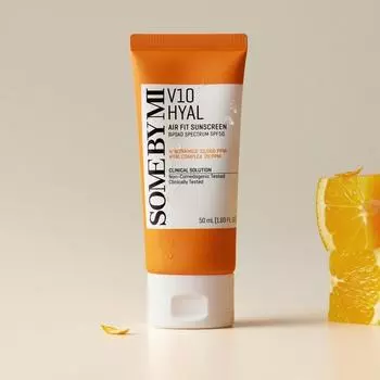 SOME BY MI Солнцезащитный крем V10 Hyal Air Fit 50 мл