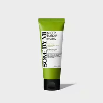 SOME BY MI SUPER MATCHA PORE CLEAN CLEANSING GEL 100 мл, Увлажнение, Корейская косметика, Kbeauty, образец