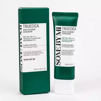 SOME BY MI TRUECICA AQUA CALMING SURFACREAM 50мл, Увлажнение, Корейская косметика, Kbeauty, пробник