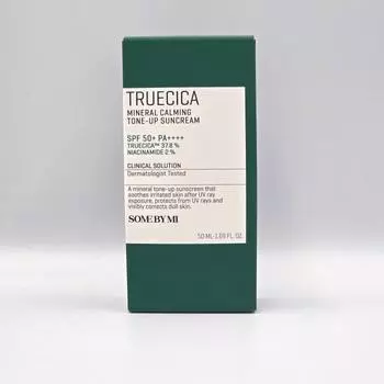SOME BY MI TRUECICA MINERAL CALMING TONE-UP SURGICREAM 50мл, Увлажнение, Корейская косметика, Kbeauty, пробник
