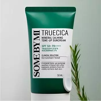 SOME BY MI Truecica Mineral Calming Tone-Up Sunscreen SPF 50+ PA++++ Солнцезащитный крем 50 мл 50ml X 1PCS