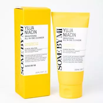 SOME BY MI Yuja Niacin Brightening All in One Cleanser, Увлажнение, Корейская косметика, Kbeauty, образец