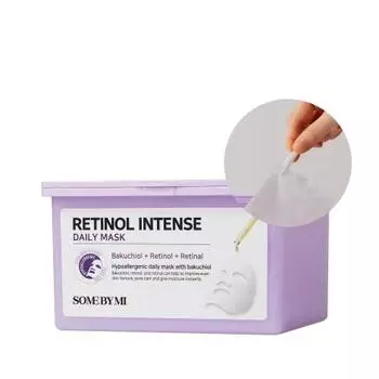 [SOMEBYMI Official] Some By Me Retinol Daily Mask 30 шт. RETINOL INTENSE DAILY MASK 30 шт. Маска для лица Морщины Упругость Поры Nadeshiko Множество пор