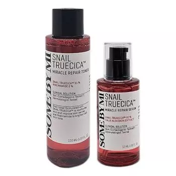 Somebymi Snail Truecica Miracle Repair Toner & Serum Set