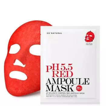 SONATURAL 5.5 КРАСНАЯ АМПУЛЬНАЯ МАСКА 10 шт.
