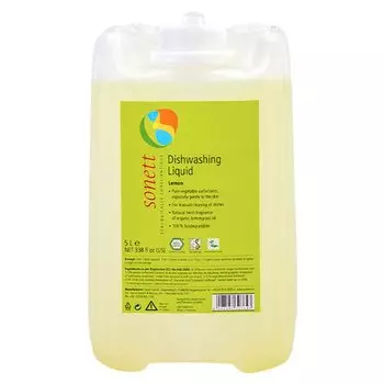 Sonett Natural Wash Up Liquid 5L Средство для мытья посуды Средство для мытья посуды для кухни Лемонграсс Средства для мытья посуды [Sonett] GB3076/SNN3676