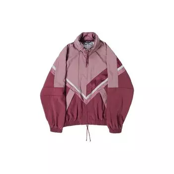 Song For The Mute X Adidas Originals Collaboration Полосатая куртка с воротником на молнии Куртки унисекс Розовые IA9333 M