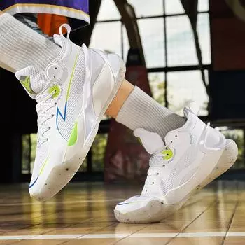 Sonic 10 износостойкие кроссовки для баскетбола с отскоком, спортивная обувь Guochao, подходящая по цвету мужская обувь, профессиональная обувь с высоким верхом и нескользящей подошвой 36