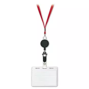 Sonic name tag reel type hanging name tag storage type red 2-piece NF-418-R