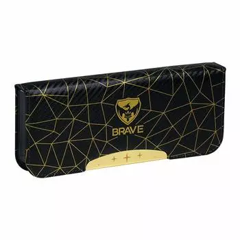 Sonic Pencil Case Pen Case Pen Holder Slim Brave Polygon Alrock Black Double-Sided FD-8704-D чёрный