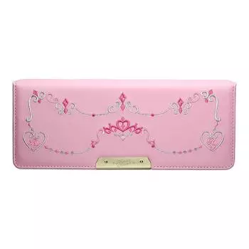 Sonic Pencil Case Pen Flat Liana Tiara Royal Pink Double-Sided SK-5067-P