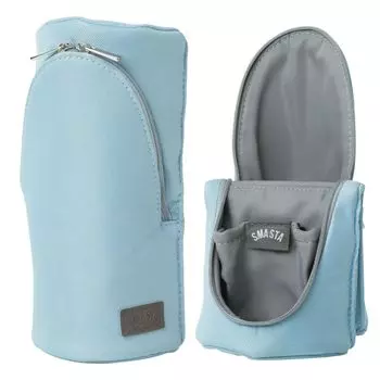 Sonic Sma-Sta Ash Standing Pen Case, сумка для рабочего места, органайзер для технических аксессуаров, косметичка, пенал, трансформирующийся в подставку для смартфона, косметичка