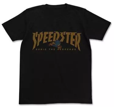 Sonic the Hedgehog SPEEDSTER Sonic Black XL Size T-shirt