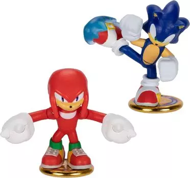 Sonic the Hedgehog x Legend of Akedo Мини-фигурка для битвы Versus Pack AKEDO Аркадная игра Игрушечный набор Movie 3 Game (Соник и Наклз) [Элемент]