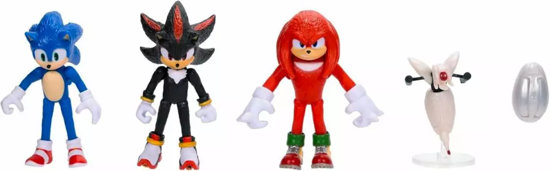 Sonic the Movie Sonic x Shadow TOKYO MISSION Pacific Inch Mini Figure Movie Collection 4 Pack Knuckles Shadow Buzz Bomber Movie 3 Game Tokyo Mission
