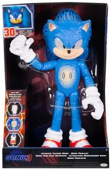 Sonic the Movie Sonic x Shadow TOKYO MISSION PACIFIC 12 дюймов Ultimate Talking Figure Sonic Movie 3 Game Tokyo Mission Goods Doll SONIC Talking Glowing