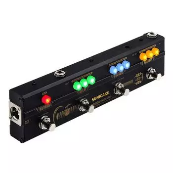 SONICAKE Акустическая древесина (Гитарный предусилитель DI Box Мультиэффектор Chorus Delay Reverb Педаль