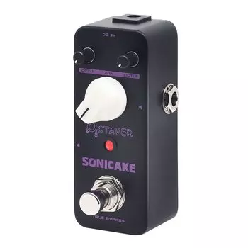 SONICAKE Octaver Гитарный эффектор Педаль Октавер чёрный